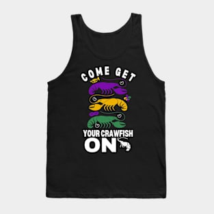 crawfish mardi gras funny Tank Top